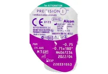 Precision 1 Daily Toric Lenses , 30 unidades