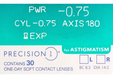 Precision 1 Daily Toric Lenses , 90 unidades