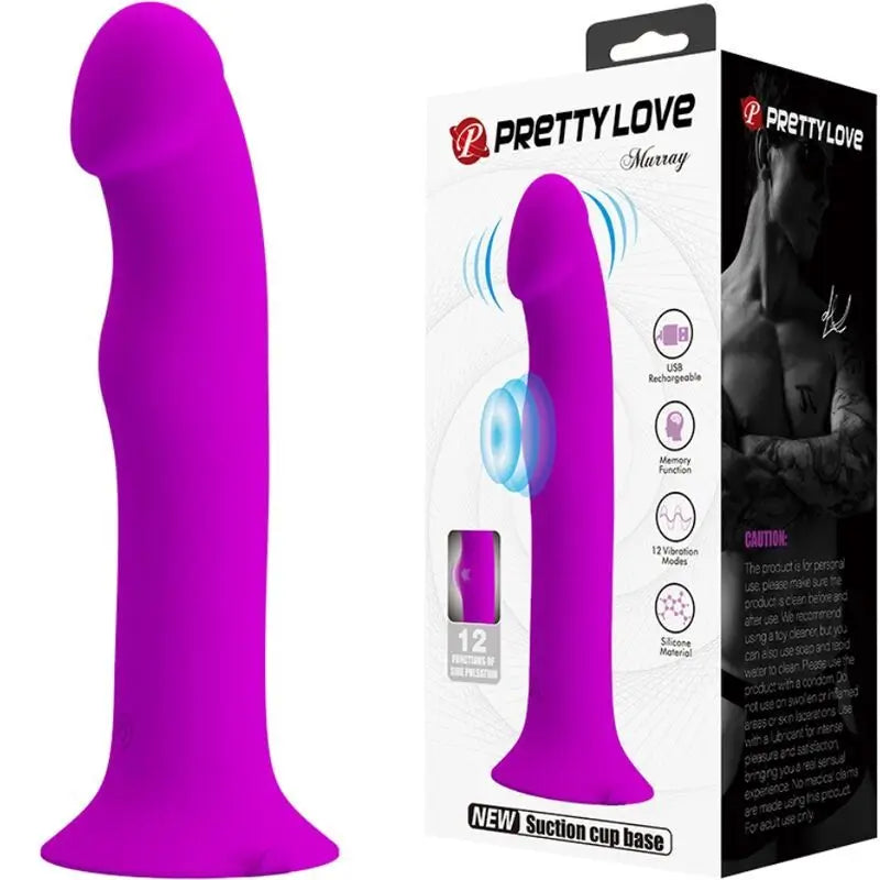 Pretty Love Murray Vibrador Y Succionador De Clitoris Morado 