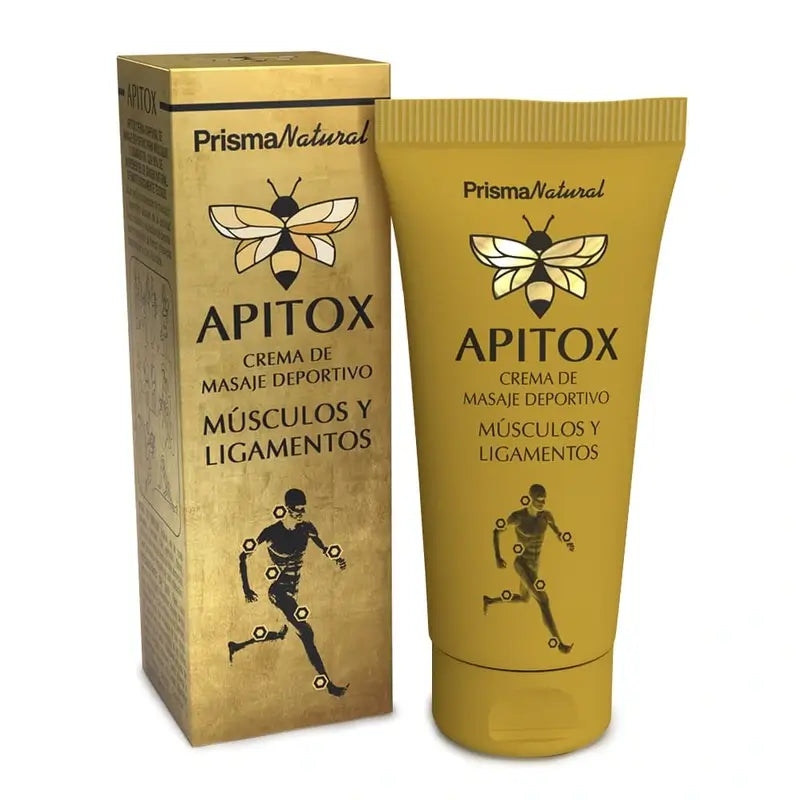 Prisma Natural Apitox Creme de Massagem Desportiva para Músculos e Ligamentos , 60 ml