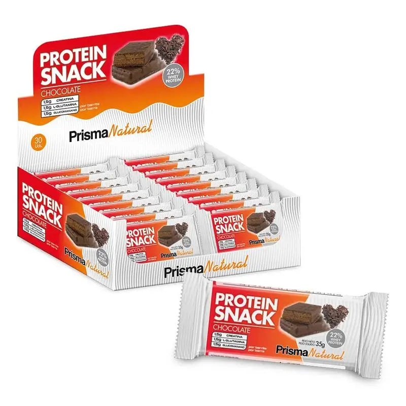 Prisma Natural Protein Snack Chocolate, 30 barras