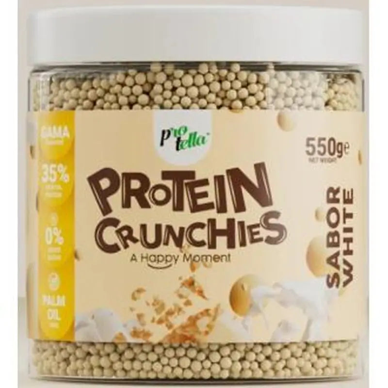 Protella Protein Crunchies Bolitas Chocolate Blanco 550Gr.