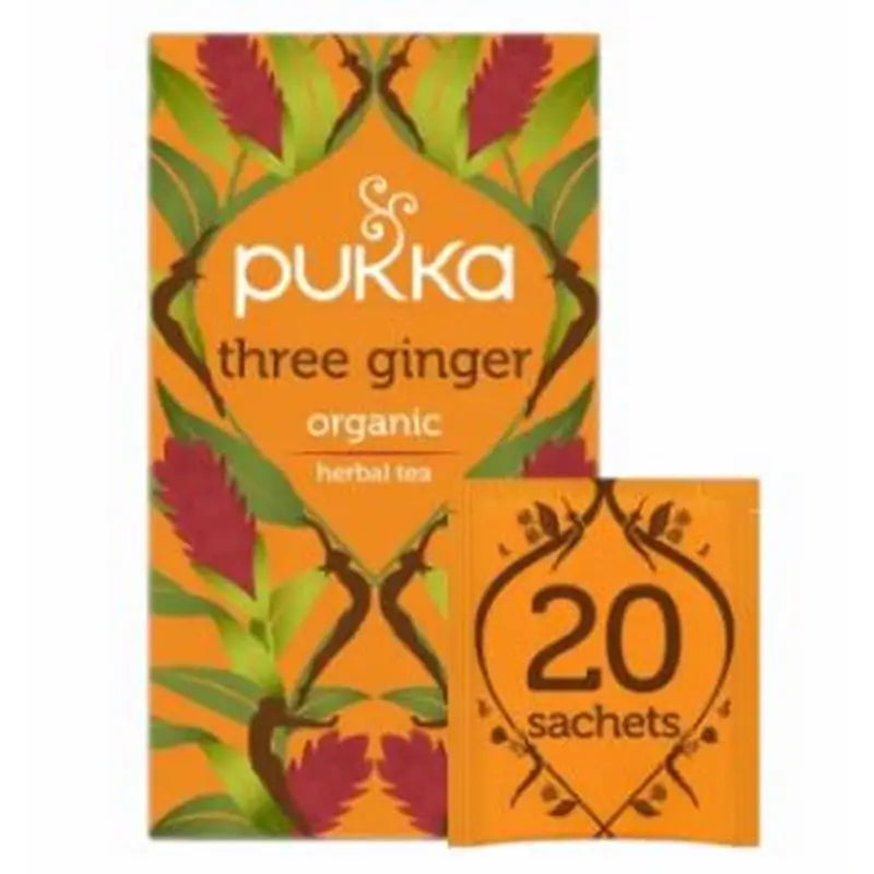 Pukka Infusion Tres Jengibres Bio , 20 unidades