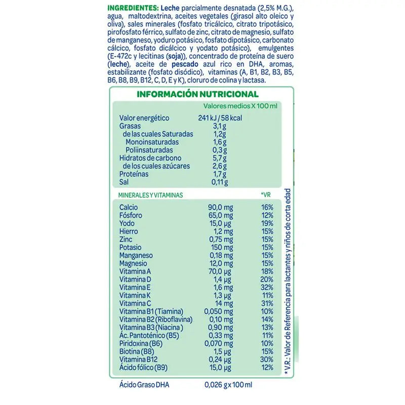 Puleva Peques 3 Crescimento 1L 6 unidades