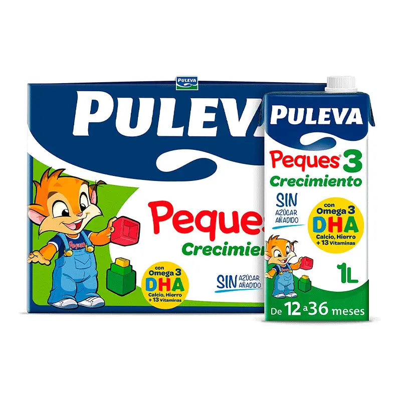 Puleva Peques 3 Crecimiento 1L 6 unidades