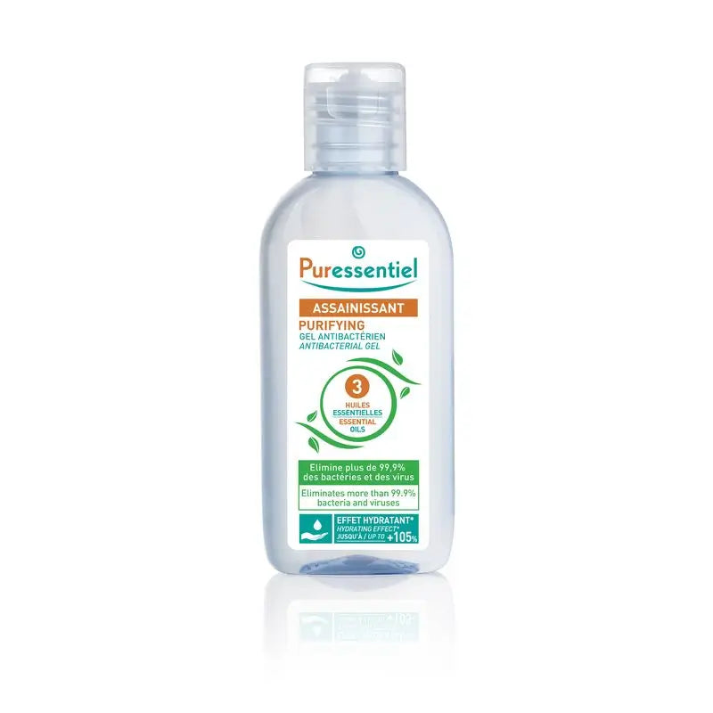 Puressentiel Gel Purificante com 3 Óleos Essenciais, 80 ml