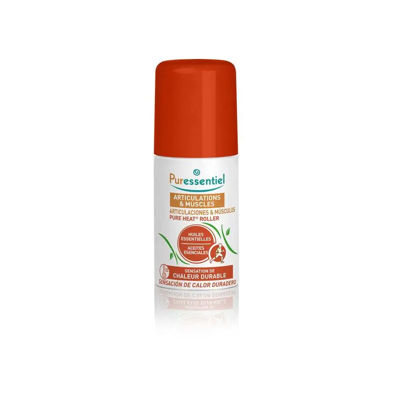 Puressentiel Pure Heat Roller Rolo para articulações e músculos, 75 ml