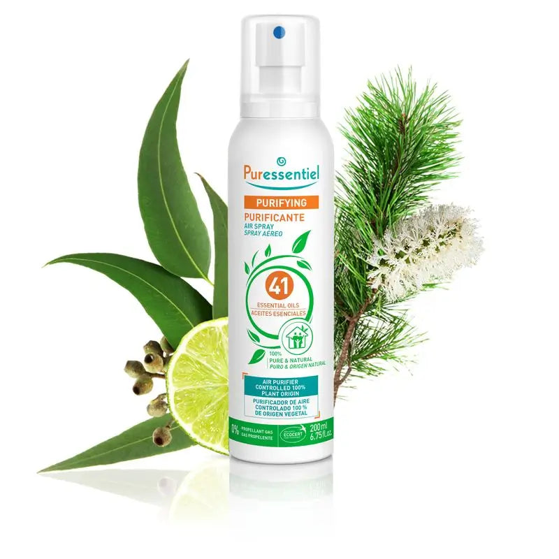 Puressentiel Spray Aerossol Purificante com 41 Óleos Essenciais, 200 ml