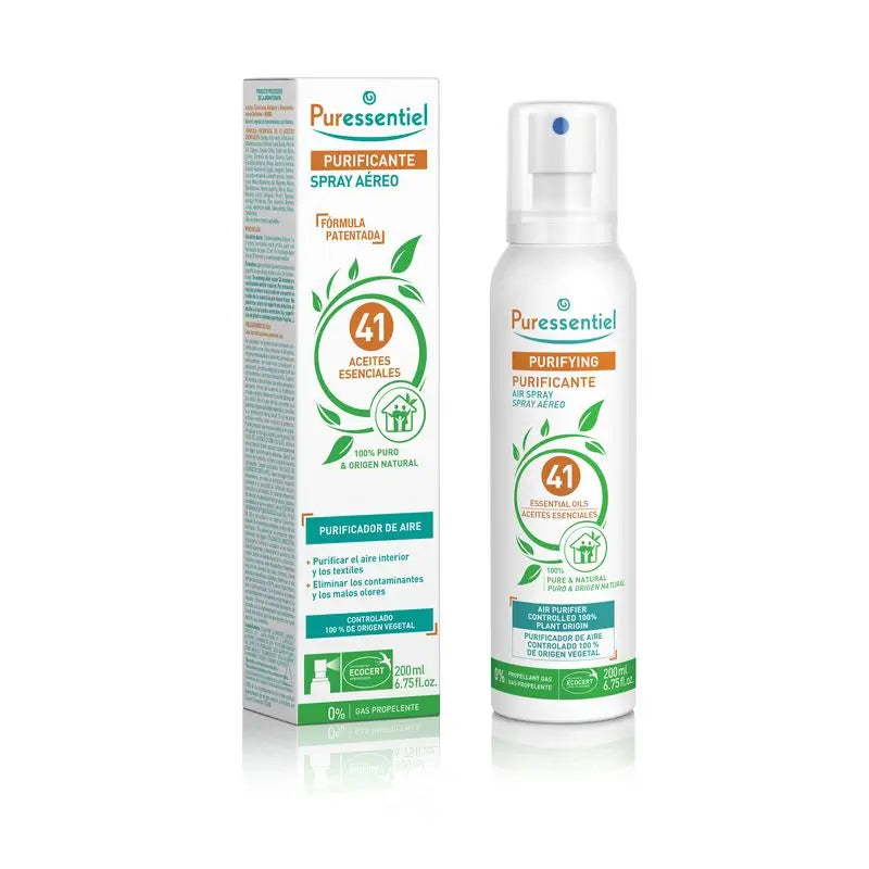 Puressentiel Spray Aerossol Purificante com 41 Óleos Essenciais, 200 ml