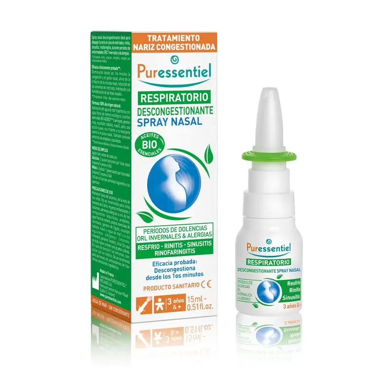 Puressentiel Spray Hidratante Higiene Nasal, 100 ml