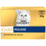 Gourmet Gold Mousse Pescado Oceano Caja 12X85Gr, comida húmeda para gatos