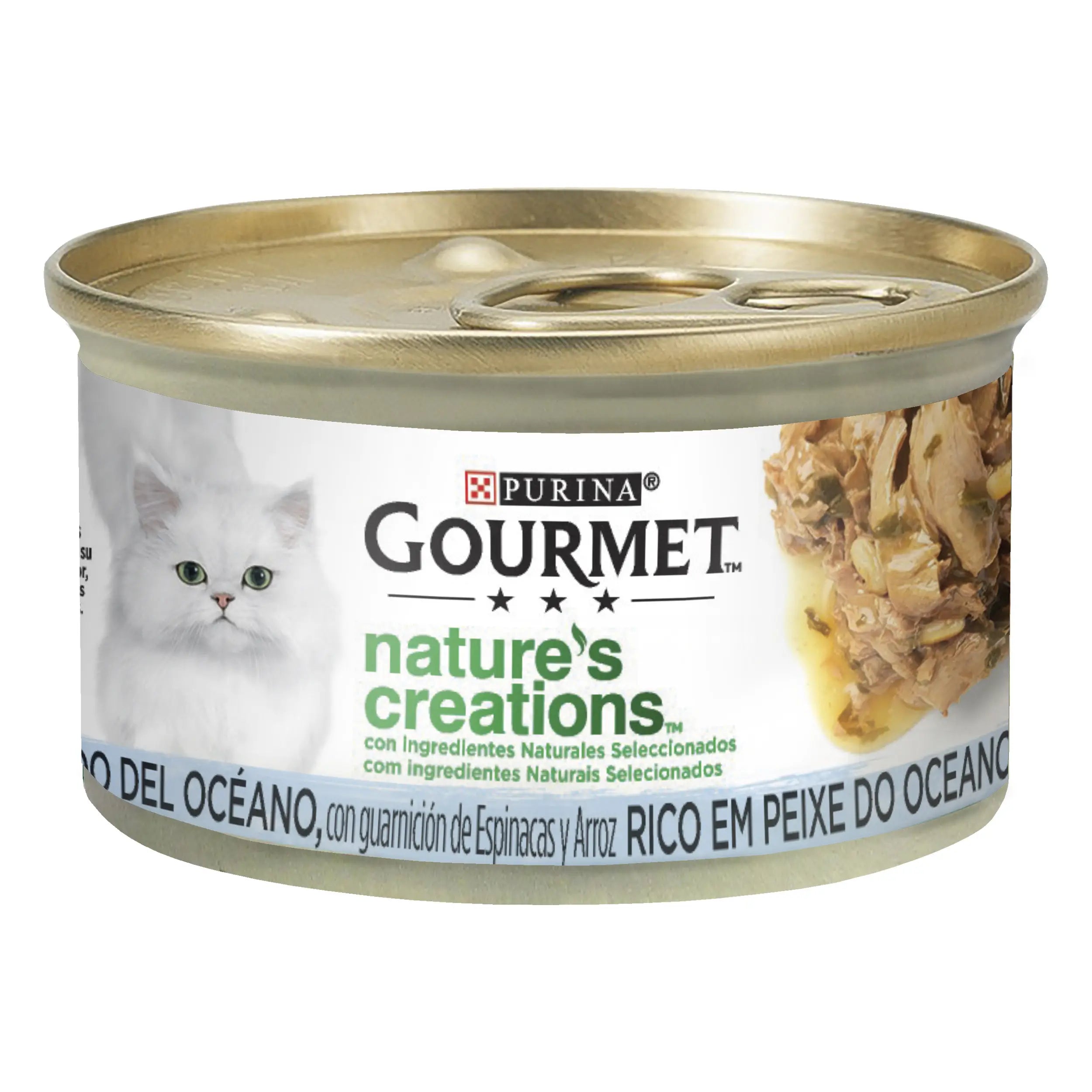 Gourmet Nature Fish Caja 24X85Gr, comida húmeda para gatos