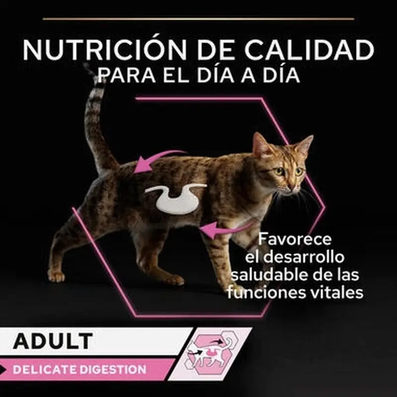 Purina Pro Plan Feline Delicate Turkey 26X85Gr, alimento húmido para gatos