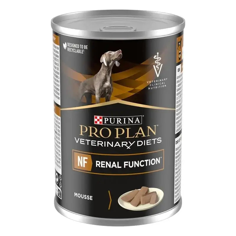 Purina Pro Plan Vet Canine Nf Renal Mousse Box 12X400Gr, alimento húmido para cães