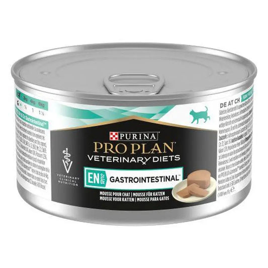 Purina Pro Plan Vet Feline En Gastroenteric Caja 24X195Gr, comida húmeda para gatos