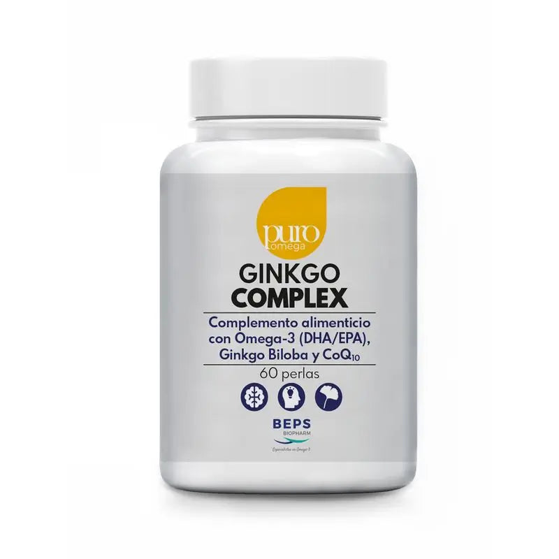 Puro Omega Ginkgo Complex 6 , 60 perlas