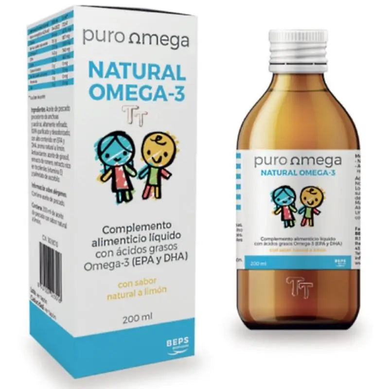 Pure Omega Natural Omega-3 Crianças , 200 ml