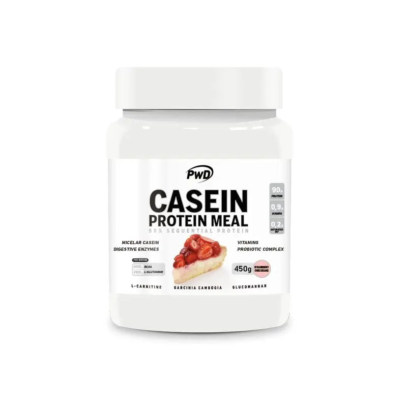 Pwd Caseim Caseim Protein Meal Strawberry Cheesecake 450G Frasco