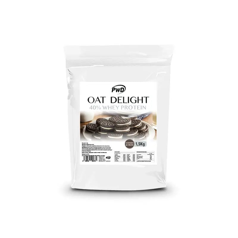 Pwd Oat Delight 40% Whey Protein Cookies & Cream Pack1,5 Kg