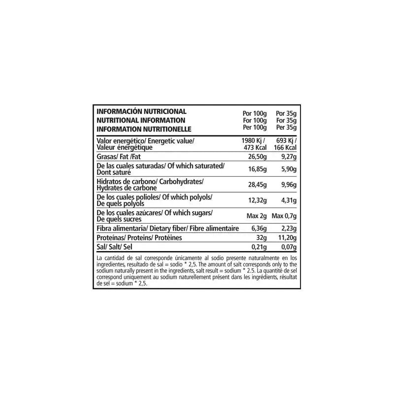 Barras de refeição de proteína Pwd Chocolate de coco 12Uds.