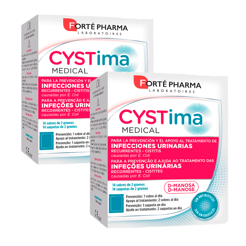 Forté Pharma Duplo Cystima Medical 2x14 Saquetas