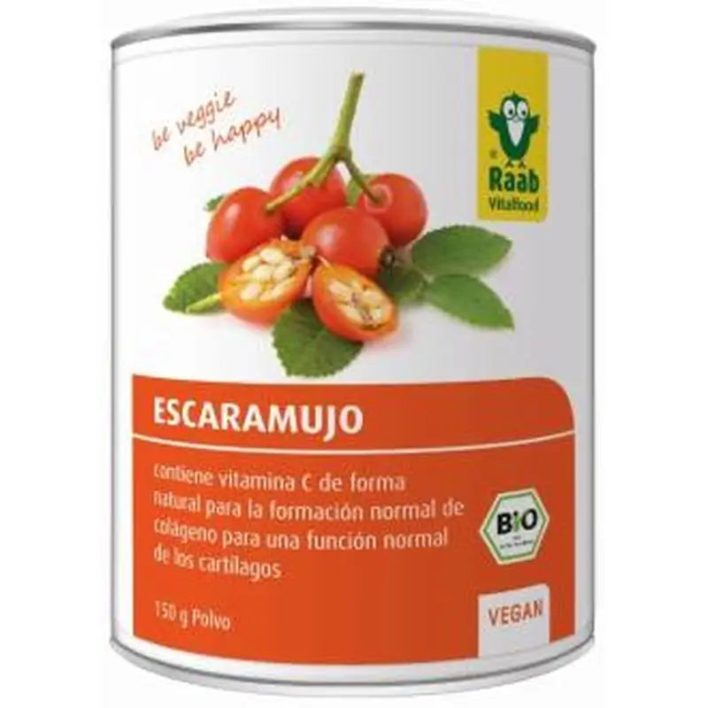 Raab Vitalfood Escaramujo Polvo 150Gr. Bio Sg Vegan 