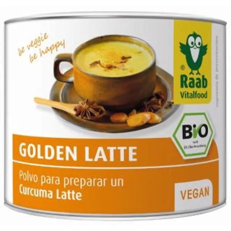 Raab Vitalfood Golden Latte Bebida De Curcuma En Polvo 70Gr. Bio 