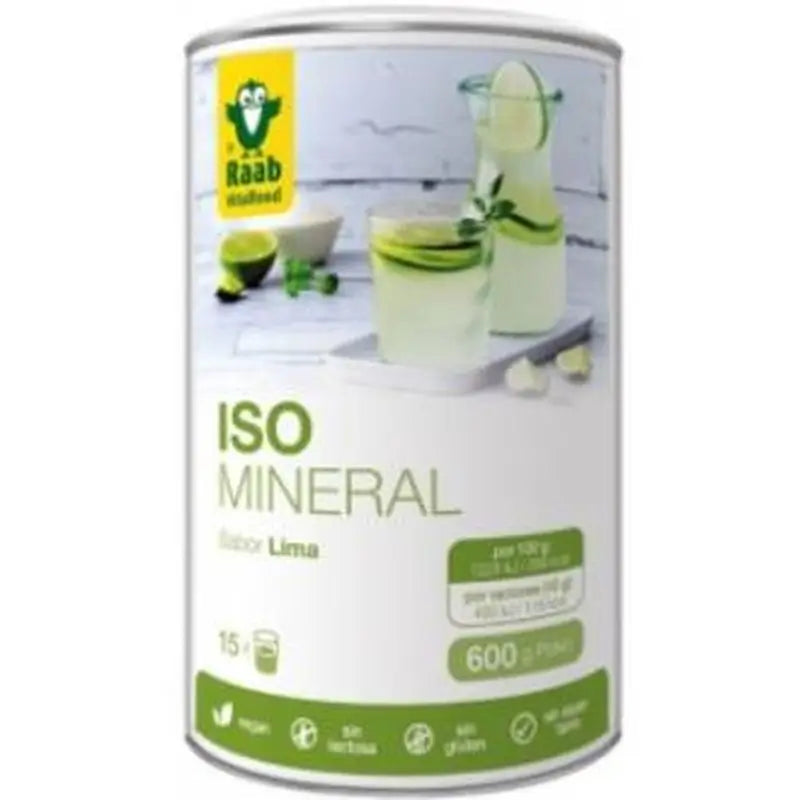 Raab Vitalfood Iso-Mineral Sabor Lima 600Gr. Sg Vegan 