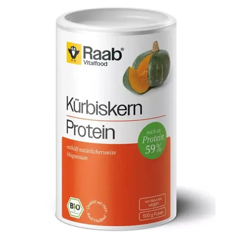 Raab Vitalfood Proteína de Semente de Abóbora 500Gr. Bio Sg Vegan