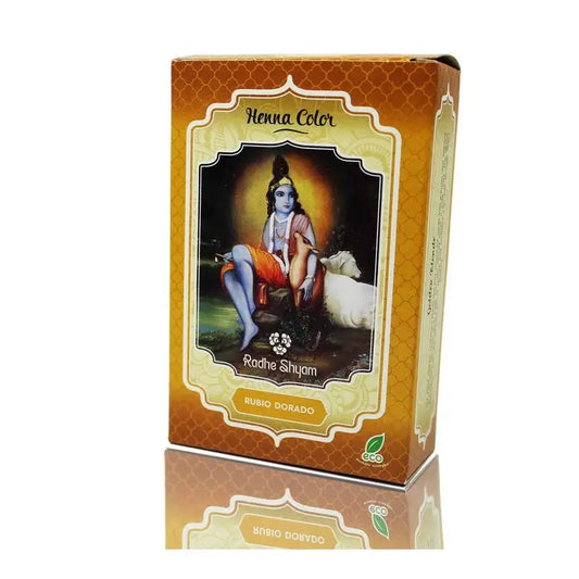 Radhe Henna Rubio Dorado Polvo Radhe  , 100 gr