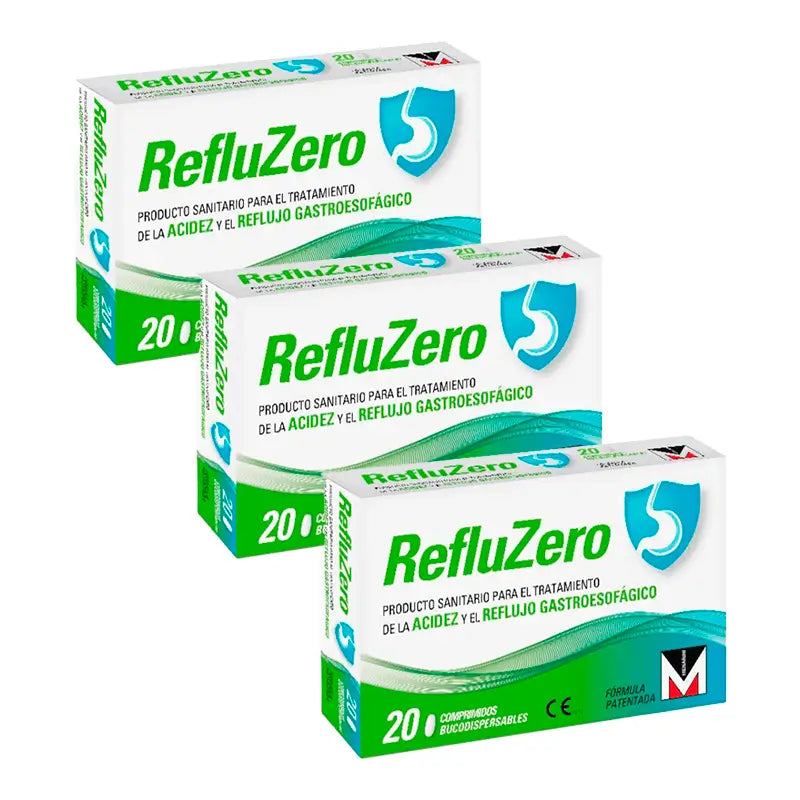 Refluzero Triplo Acidez e Refluxo 3 x 20 comprimidos