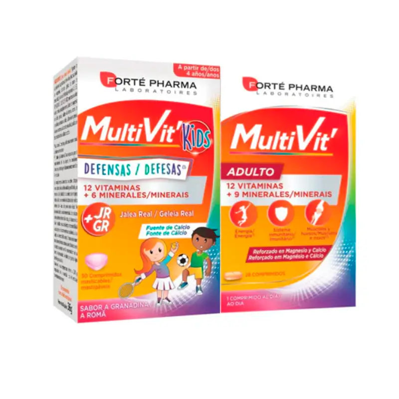 REIG JOFRE FAMILY PACK MULTIVIT JÚNIOR + ADULTO