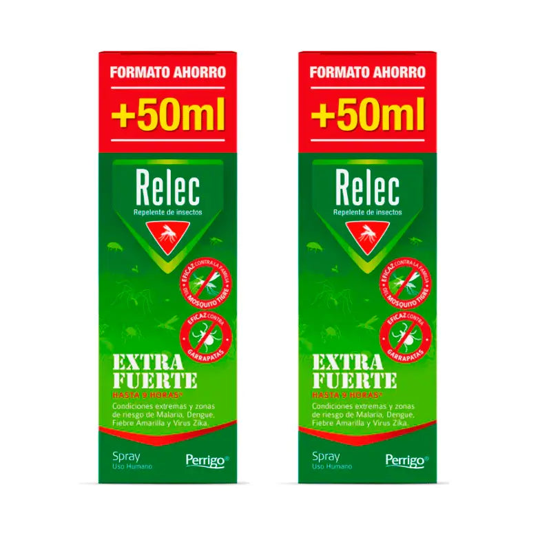 Relec Duplo Spray Mosquito Extra Forte, 2 x 125 ml