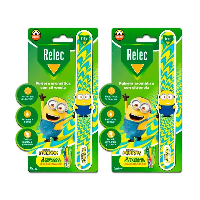 Pulseira Relec Duplo Minions 21 Amarelo