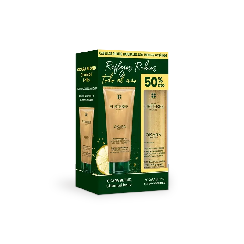 Rene Furterer Pack Okara Blond Ch + Spray 50% OFF 24