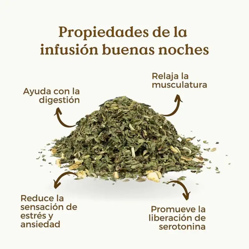 Replantea Infusión Buenas Noches Ecológica, 100 gr