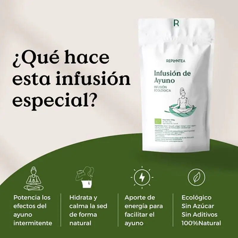 Replantea Infusión De Ayuno Ecológica, 100 gr