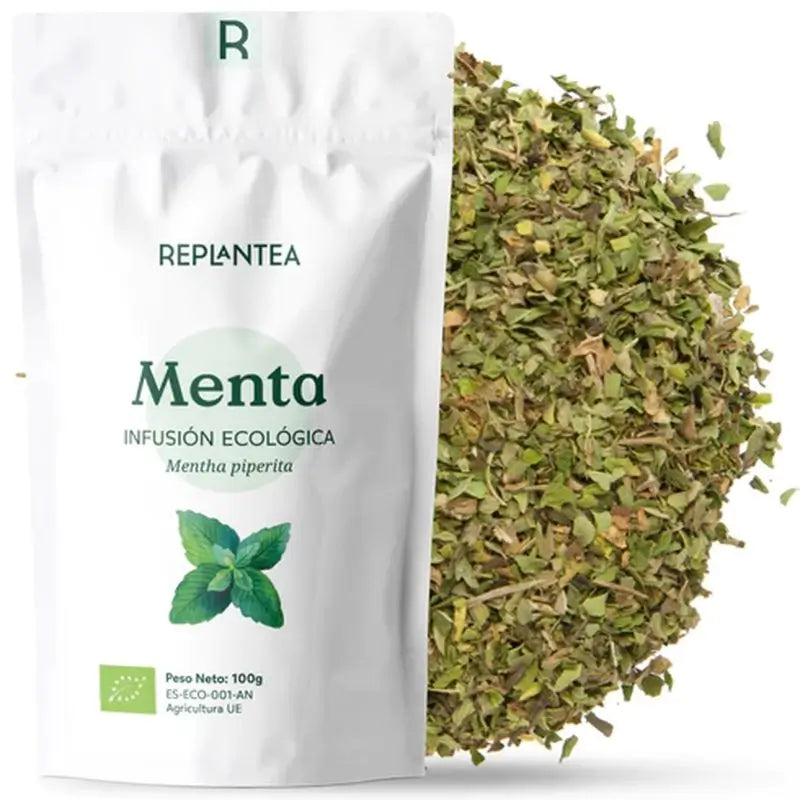 Replantea Infusión Menta Ecológica, 100 gr