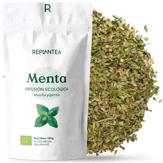 Replantea Infusión Menta Ecológica, 100 gr