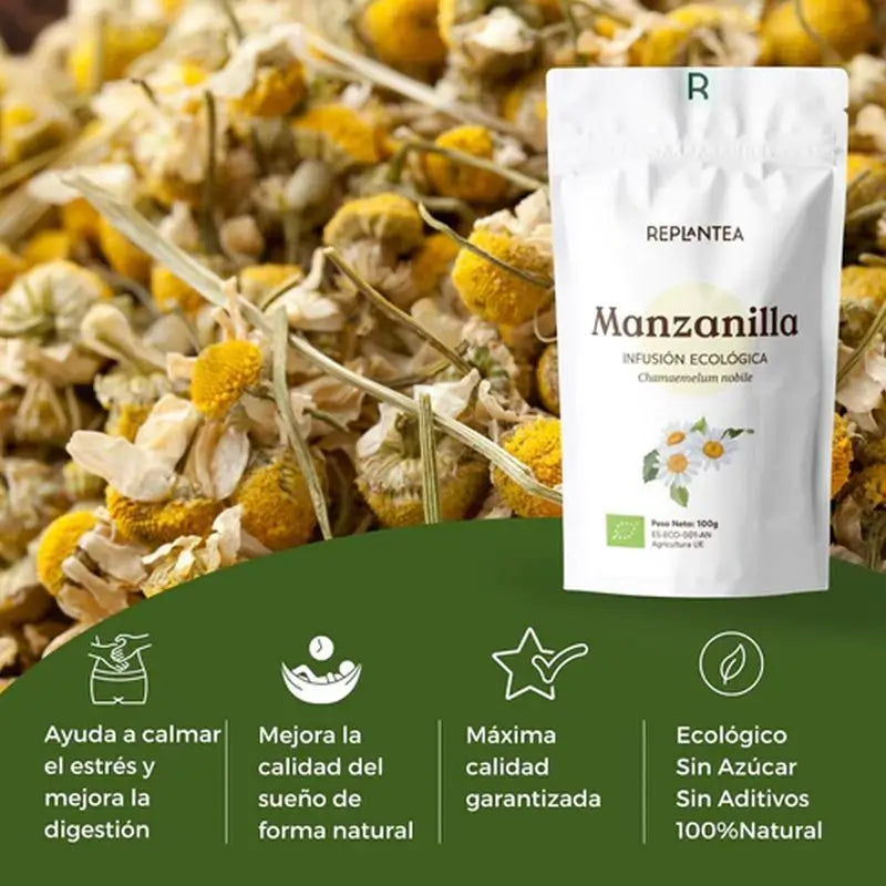 Replantea Manzanilla Ecológica, 100 gr