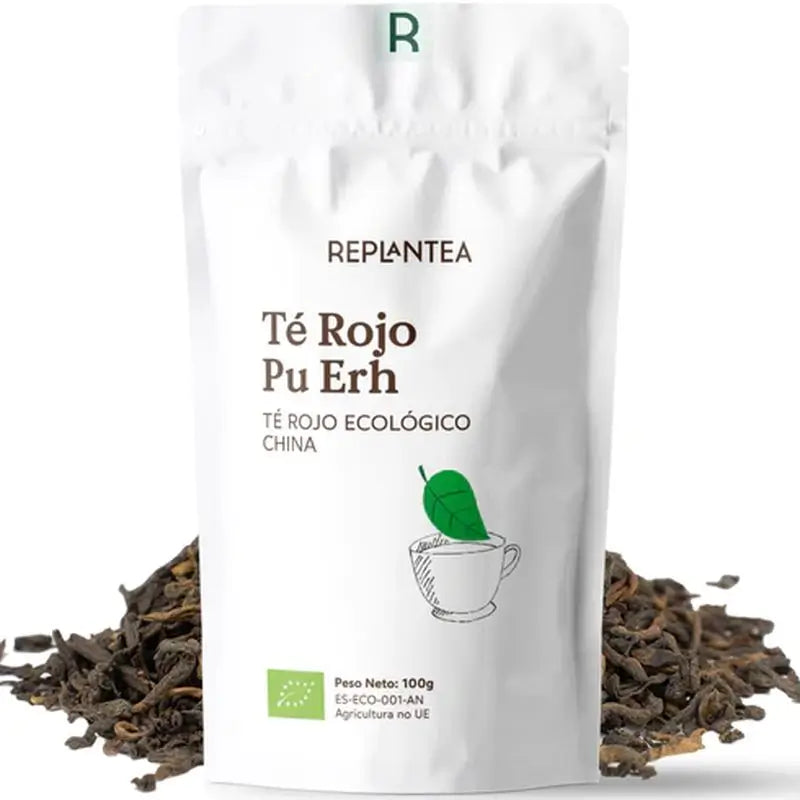 Replantea Té Rojo Pu Erh Ecológico, 100 gr