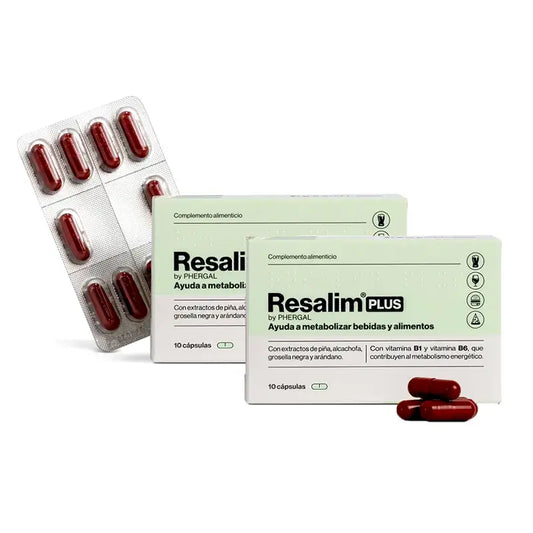 Resalim™ Plus Suplemento Alimentar Bebida Alimentar Metabolisante Bebida Alimentar 2X1 20 Comprimidos