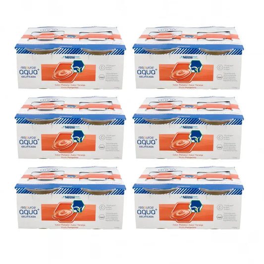 Resource Aqua+ Gelled Grapefruit Flavour 6-Pack, 24 pcs.