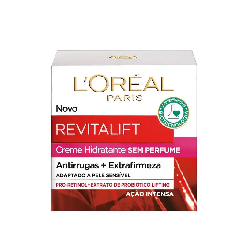 L'Oréal Paris Revitalift Creme Hidratante Anti-Rugas Extra Firmeza Sem Perfume