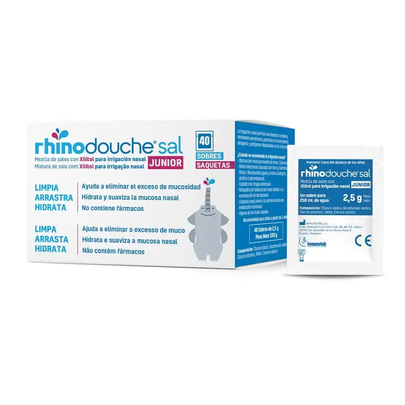 Rhinodouche Junior Sal, 40 saquetas