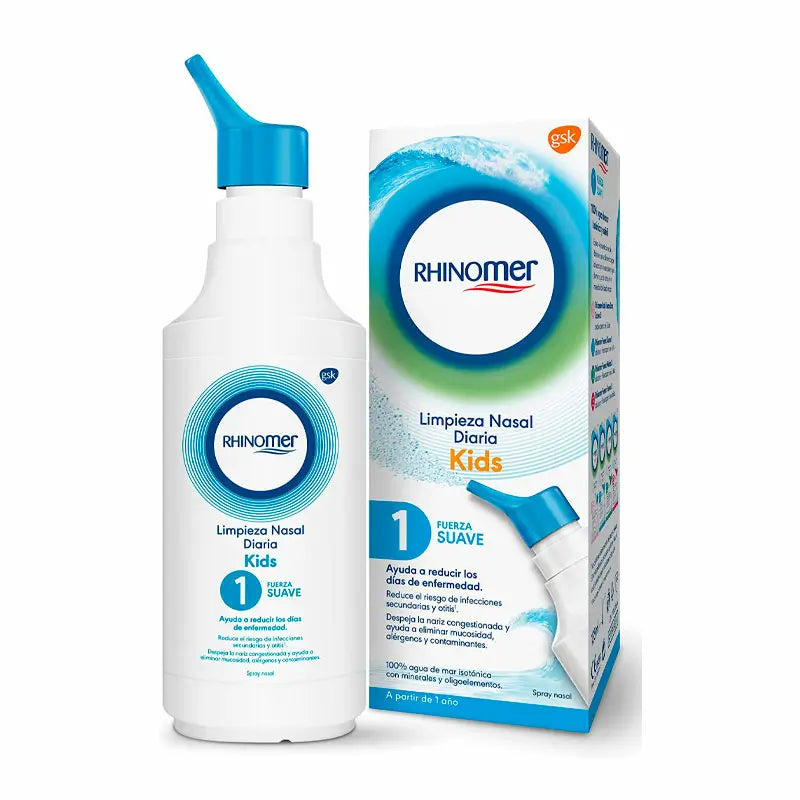 Rhinomer Spray Nasal 100% Agua de Mar Fuerza 1, 135 ml