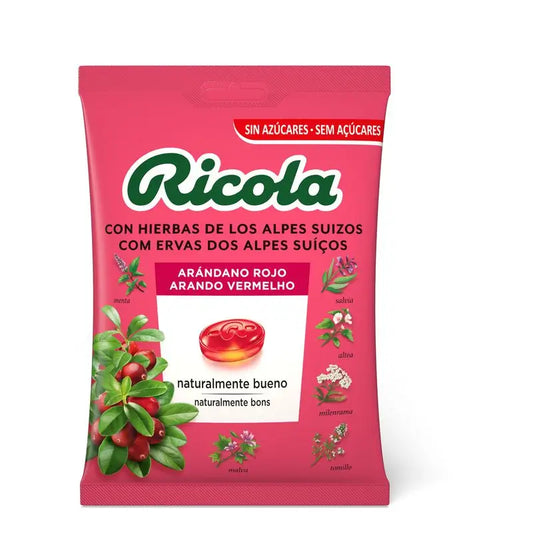 Ricola Bolsa Saz Arándano , 70 gramos