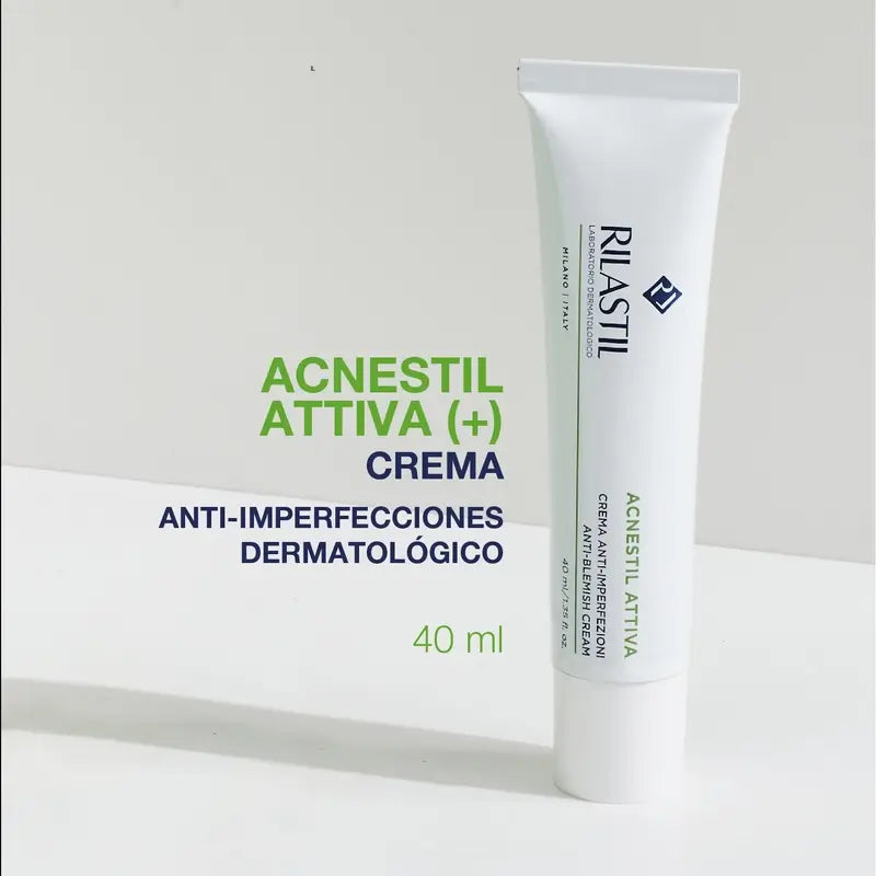 Rilastil Acnestil AttivaCrema Hidratante Antiimperfecciones 40Ml