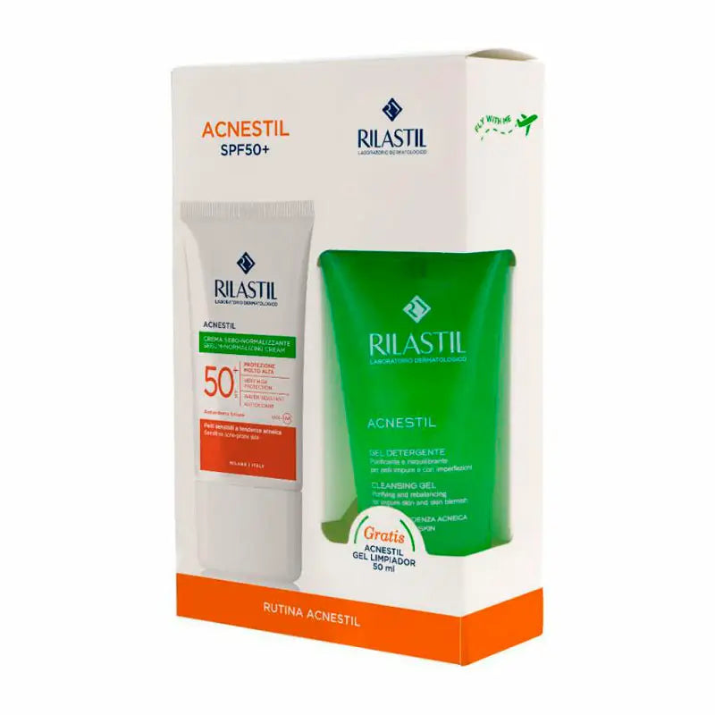 Rilastil Pack Acnestil SPF50+ 50 ml + Acnestil Gel 50 ml