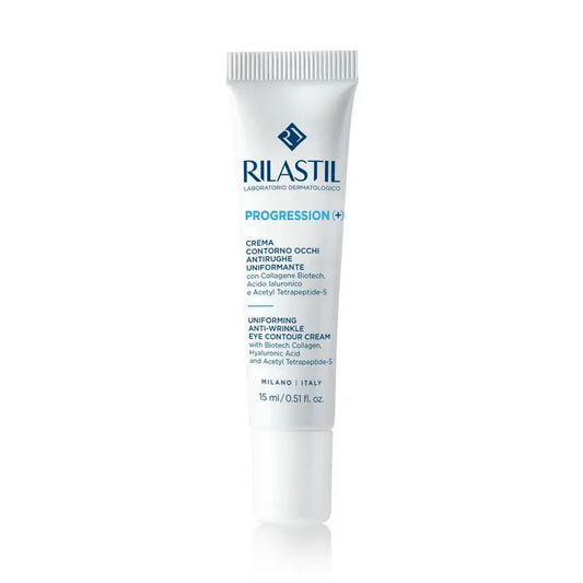 Progressão de Rilastil (+) Creme para o contorno dos olhos , 15 ml